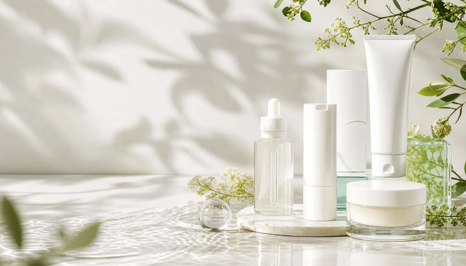 Zhiyan Brand minimal skincare product set