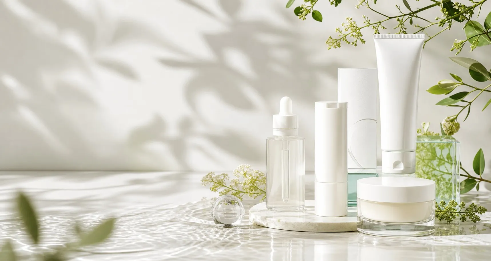 Zhiyan Brand minimal skincare product set